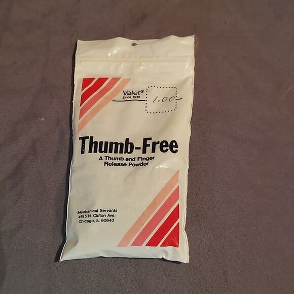Vintage Bowling Thumb and Finger Release Powder - Liquid Bandage Bottle - Picture 9 of 9